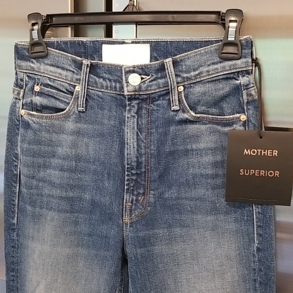 💕MOTHER SUPERIOR💕 Dazzler ~ Cowboys Don't Cry High Rise Straight Leg 24 NWT - Picture 11 of 16